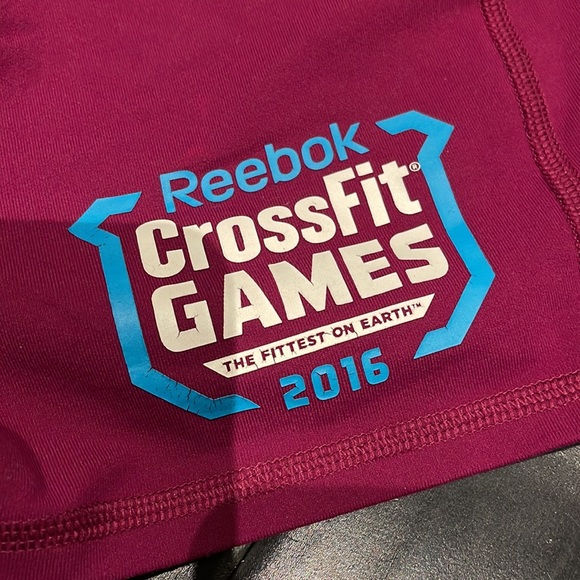 Reebok Cross fit games plum booty shorts - Picture 2 of 5